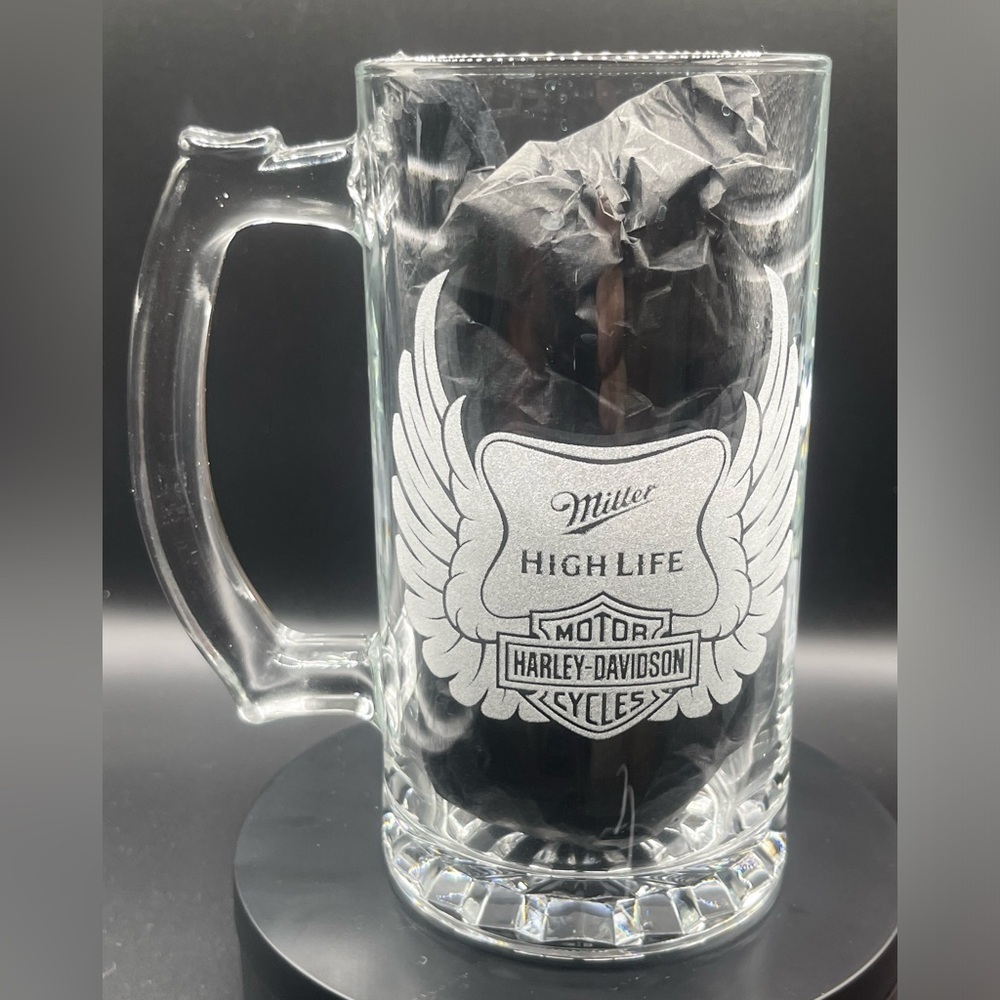 Harley Davidson x Miller High Life Beer Mug 24oz